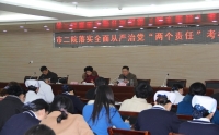 市卫计委考核组对我院领导班子及班子成员进行考核